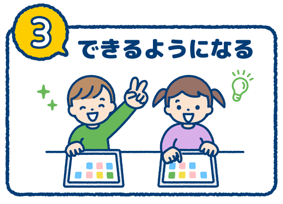 できるようになる
